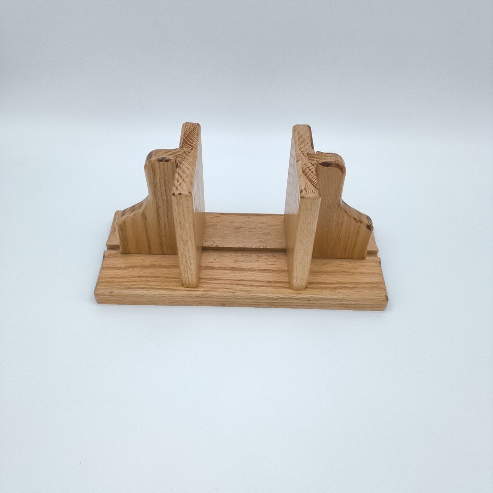 Handcrafted Solid Wood Adjustable Book Stand – Art Deco / Mission Style